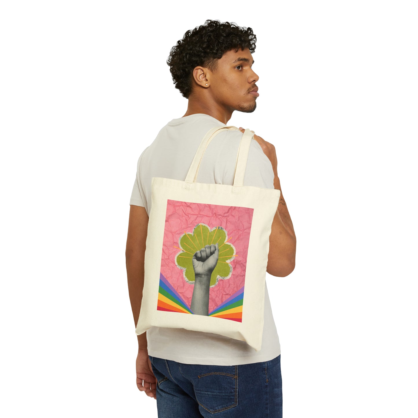 Cotton Canvas Tote Bag | Pride - Ribooa