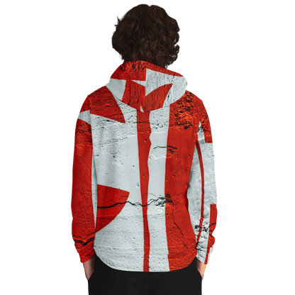 Streetwear Hoodie | Rotterdam Red Grafitti Wall