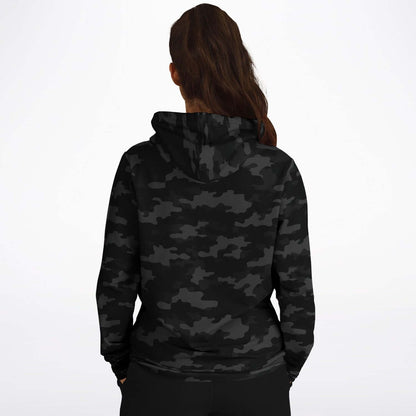 Military Black Camo Hoodie | Unisex