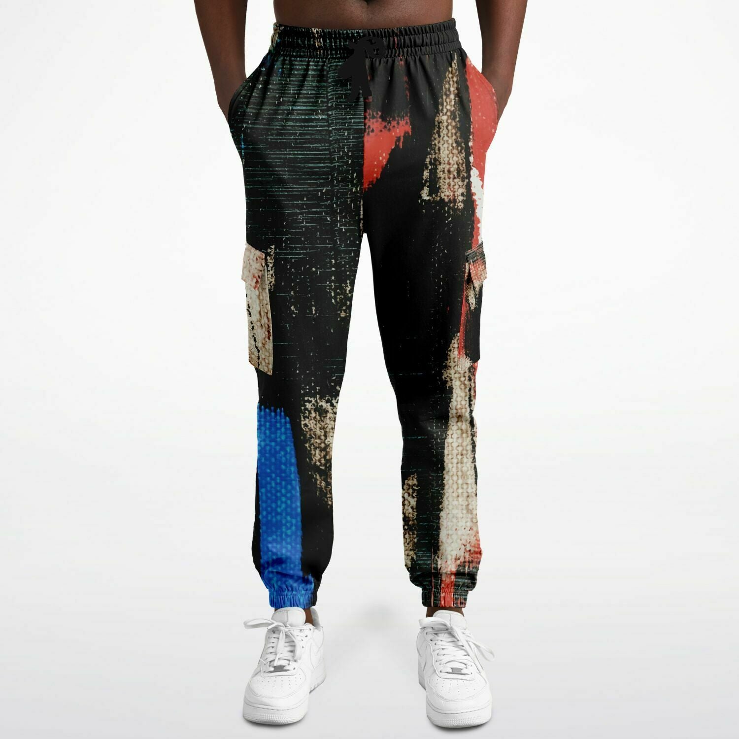 Abstract Cargo Sweatpants | Art HD Print