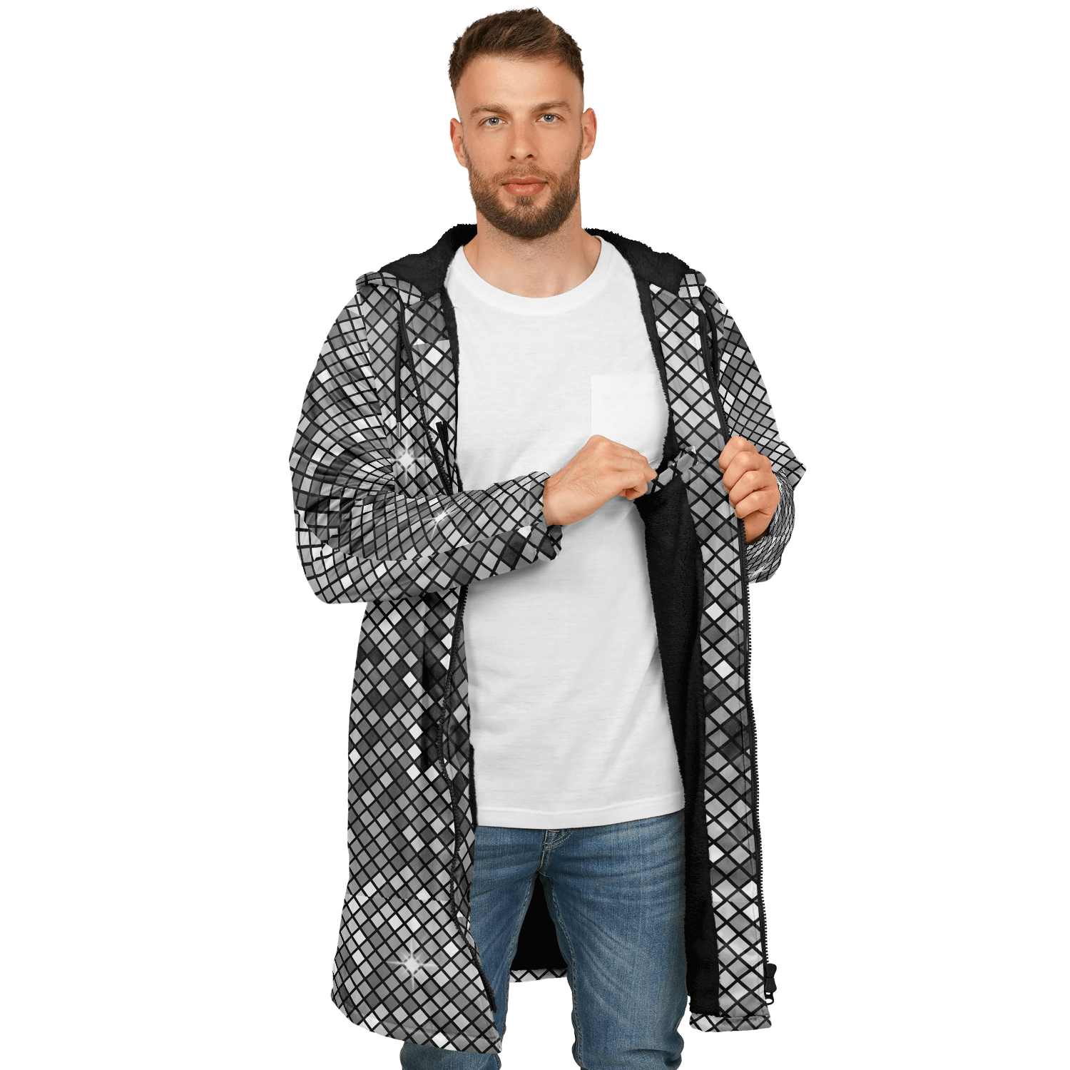 Disco Ball Zipper Cloak | Unisex HD