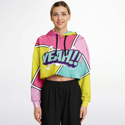 Yeah! Cropped Hoodie For Women