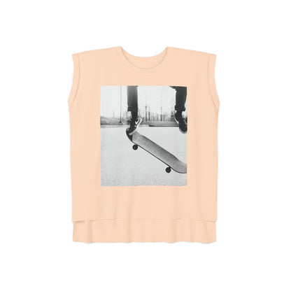 Relaxed Fit Muscle Tee (Front Print) - Ribooa