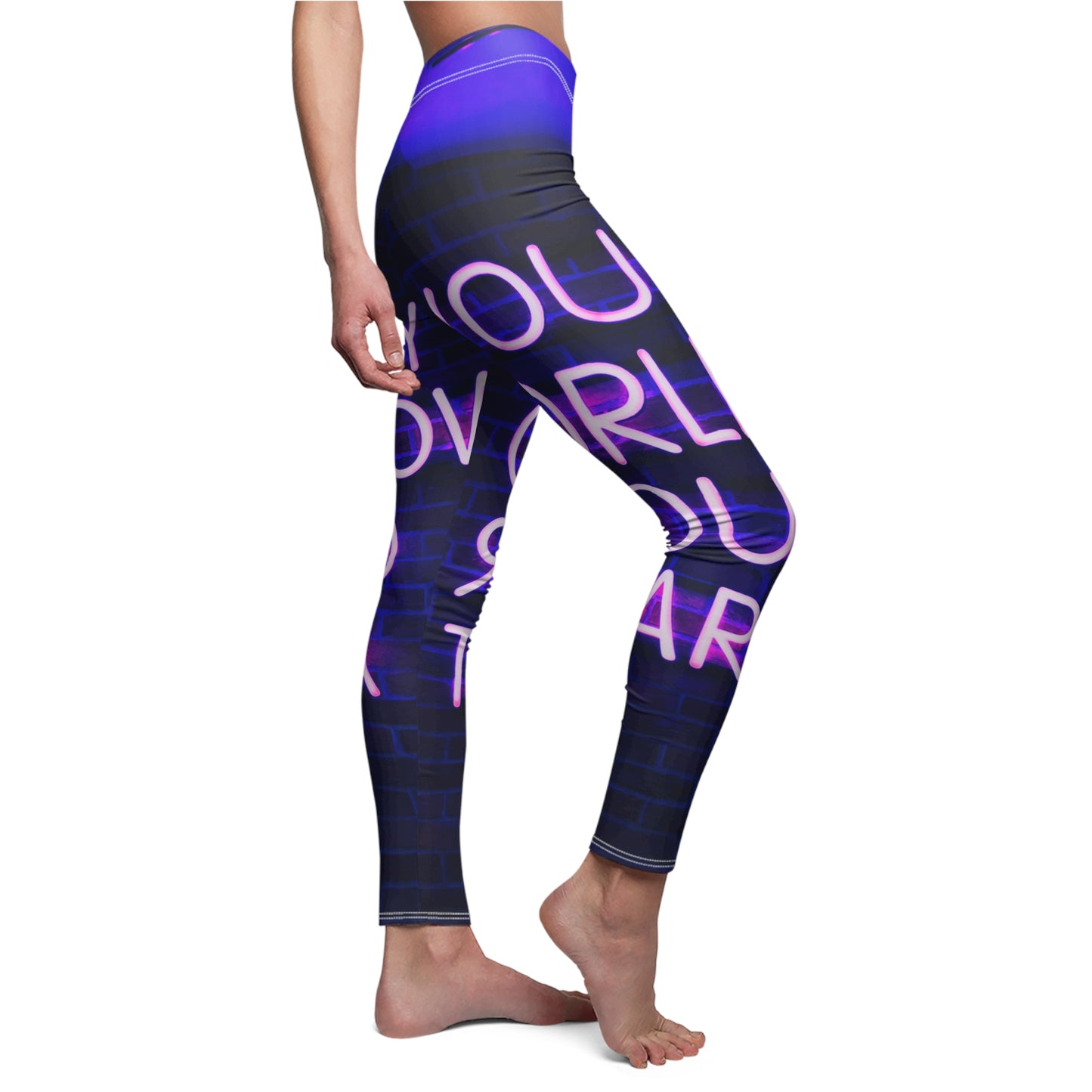 Casual Leggings | Neon Vibes - Ribooa