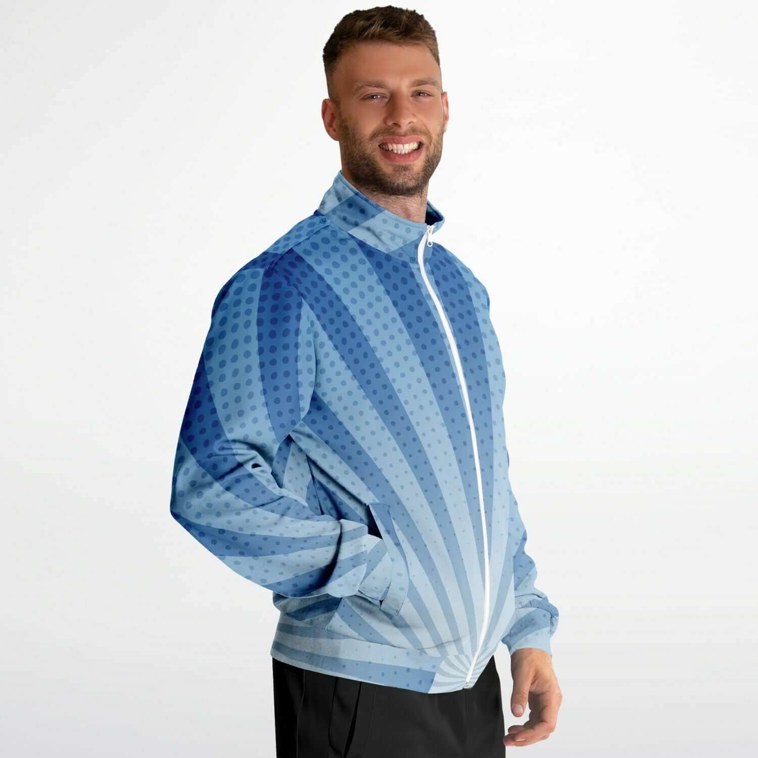 Funky Rays Track Jacket | HD Print | Shipping Included - Ribooa