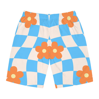 Board Shorts | Funky Flowers - Ribooa