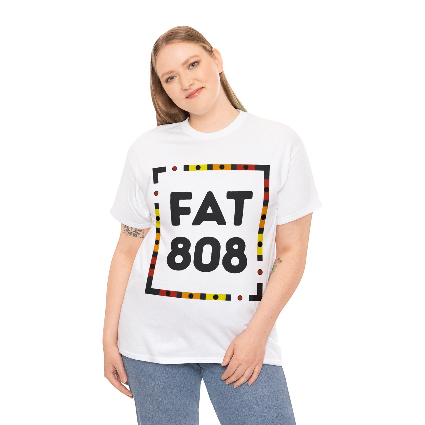 FAT 808 T-Shirt | Bassic Unisex Heavy Tee - Ribooa