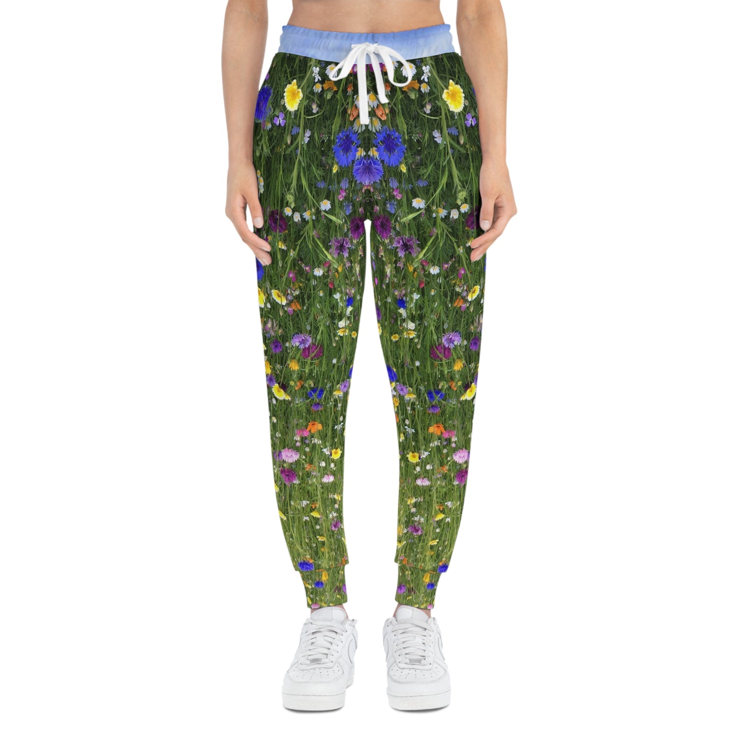 Athletic Joggers For Women | Spring Flowers Under A Blue Sky