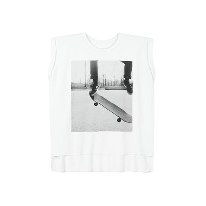 Relaxed Fit Muscle Tee (Front Print) - Ribooa