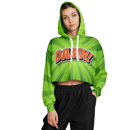 DAMN! Cropped Hoodie For Women