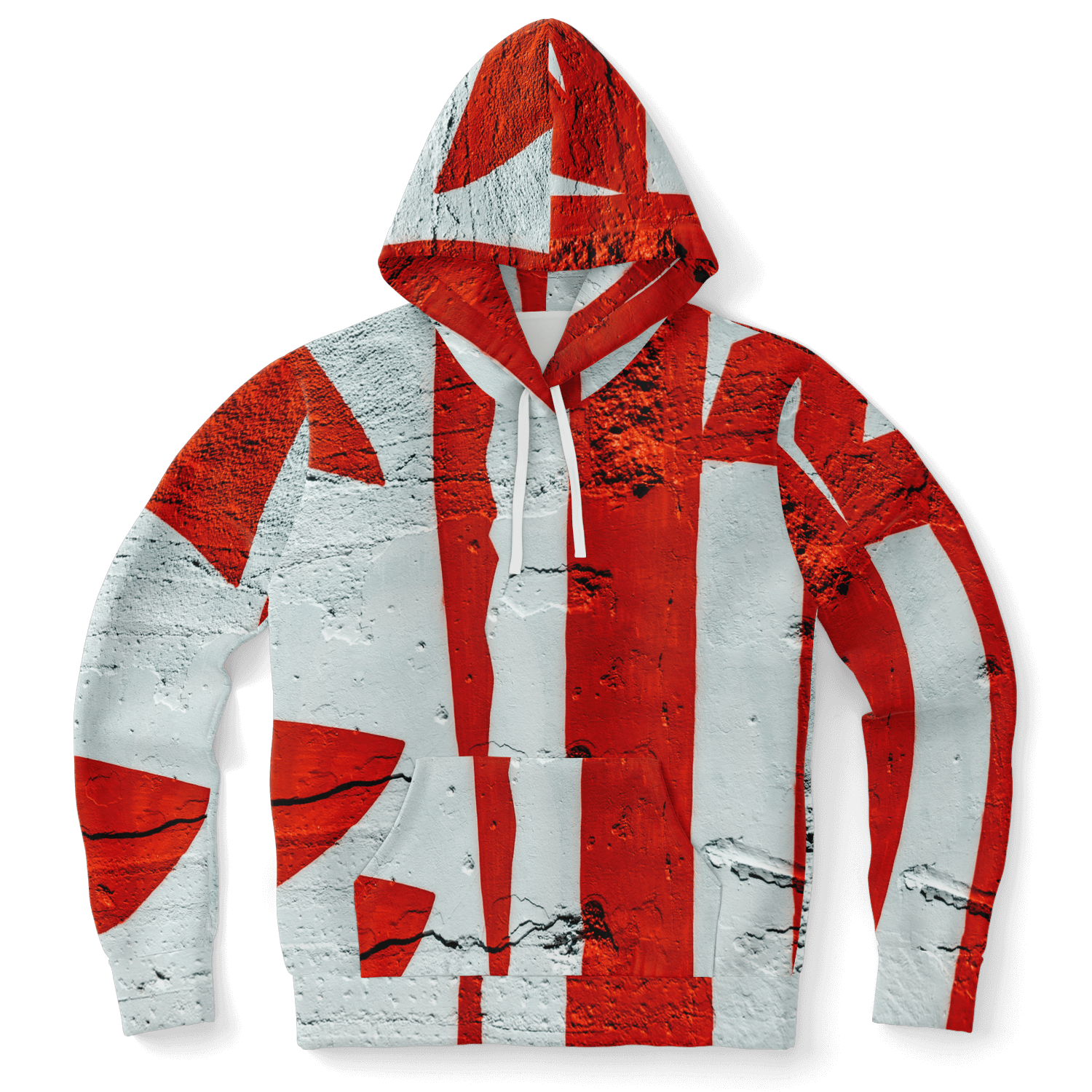 Streetwear Hoodie | Rotterdam Red Grafitti Wall