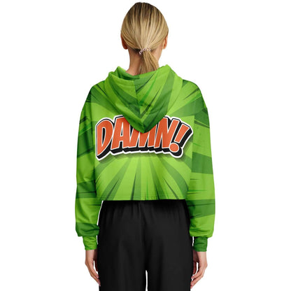 DAMN! Cropped Hoodie For Women