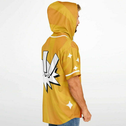 Hooded Baseball Jersey | HD Print - Ribooa