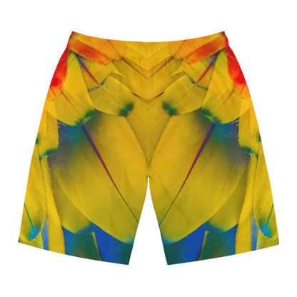 Board Shorts | Macaw Feathers - Ribooa