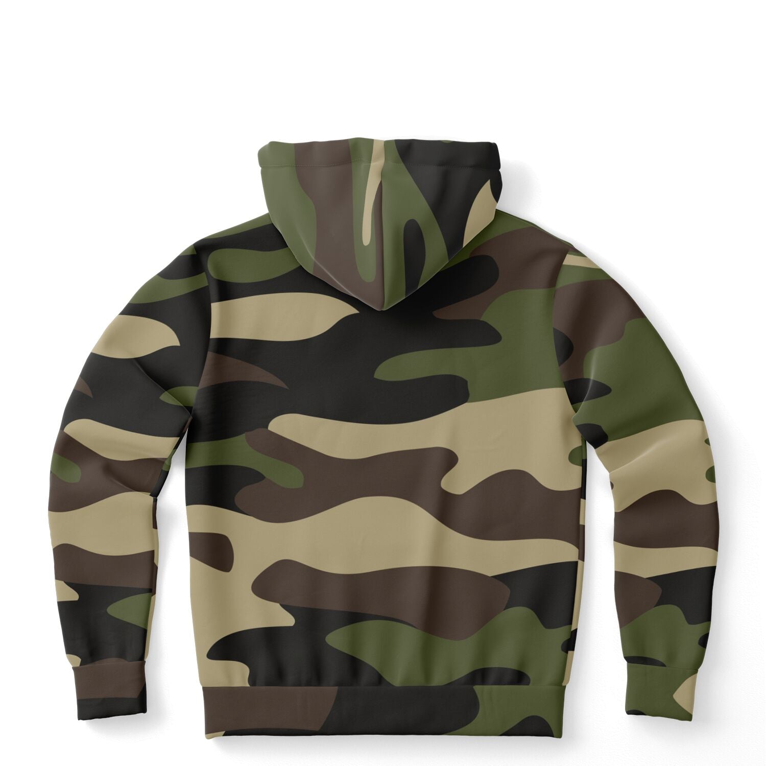 Mongoose Green & Olive Camouflage Hoodie | Unisex