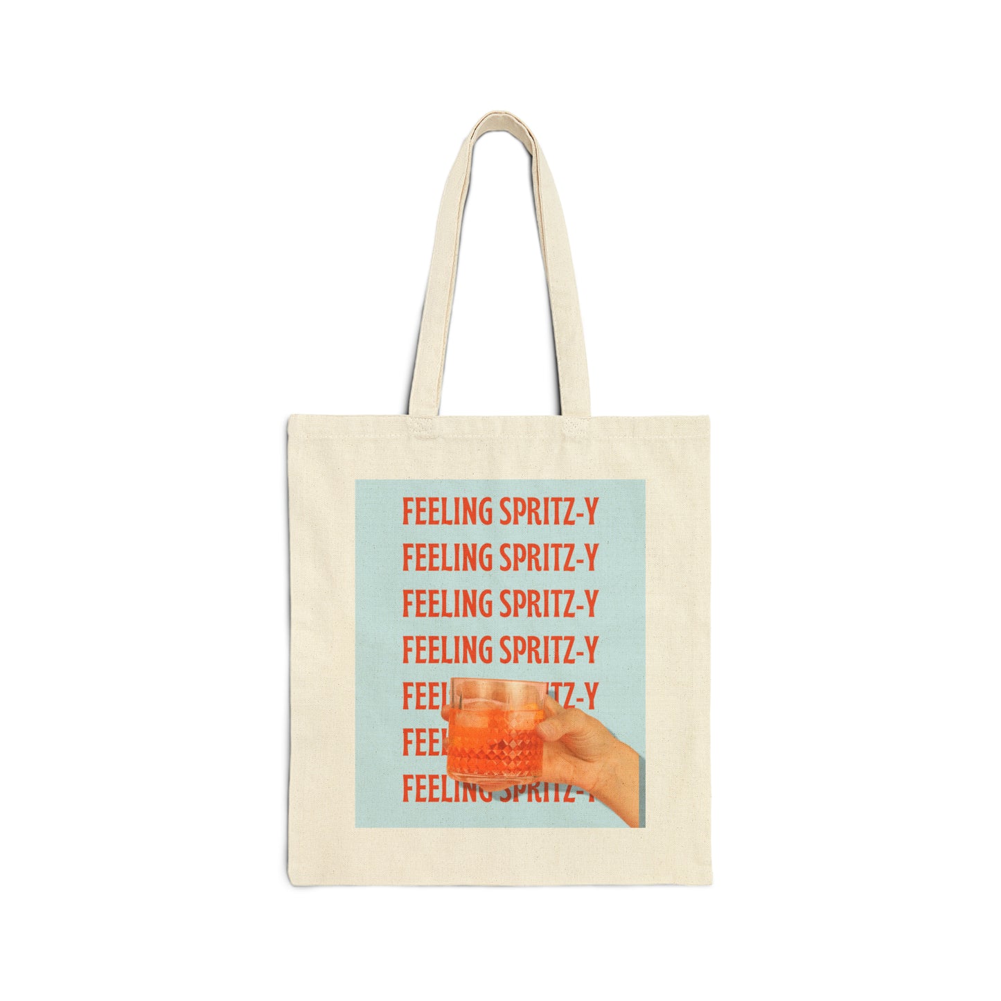 Cotton Canvas Tote Bag | Spritzy Feeling - Ribooa