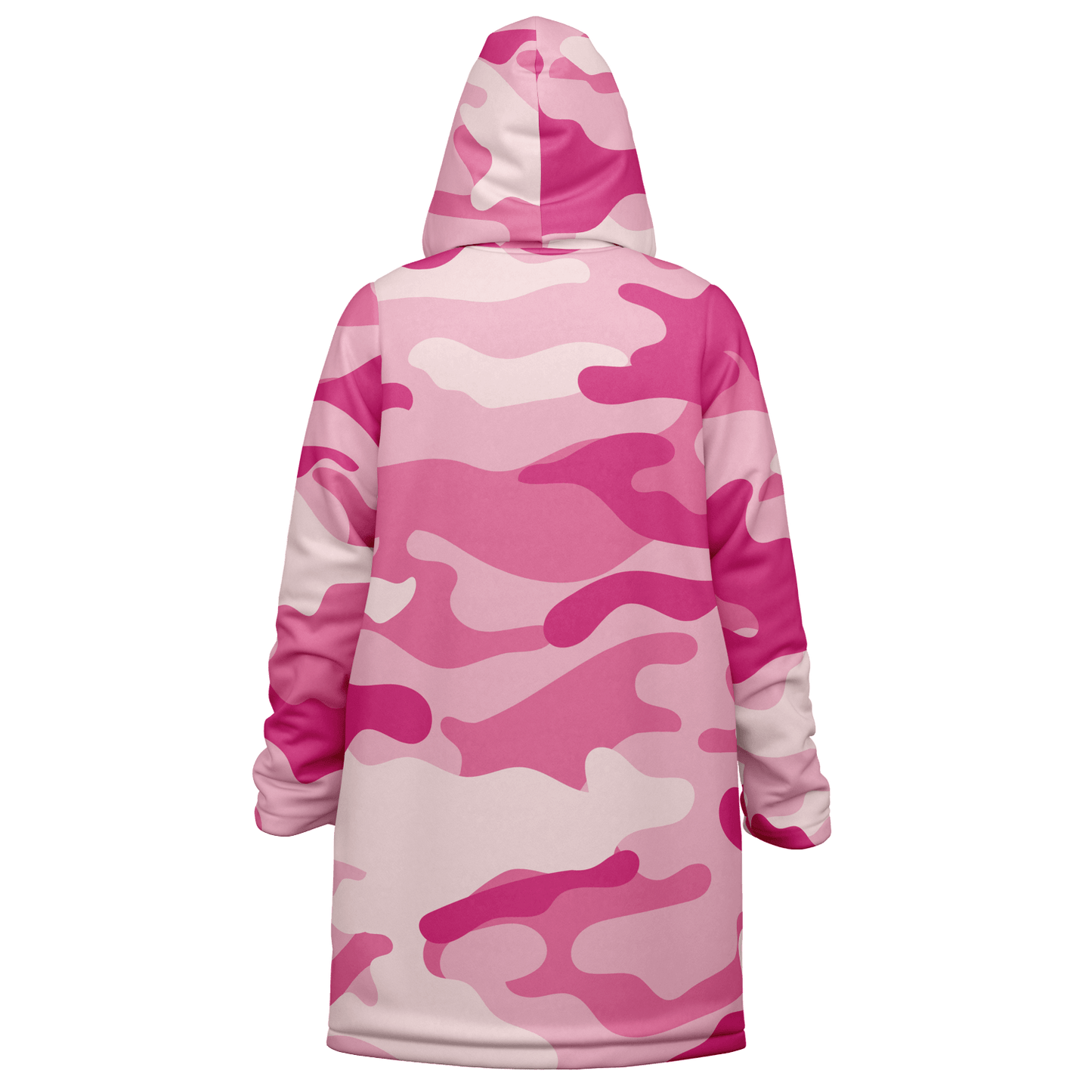 Zippered Lavender Pink Camo Cloak