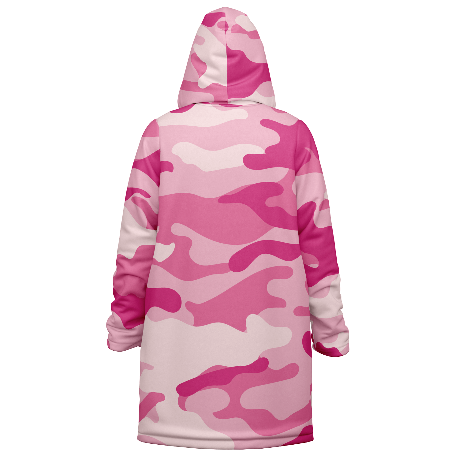 Zippered Lavender Pink Camo Cloak