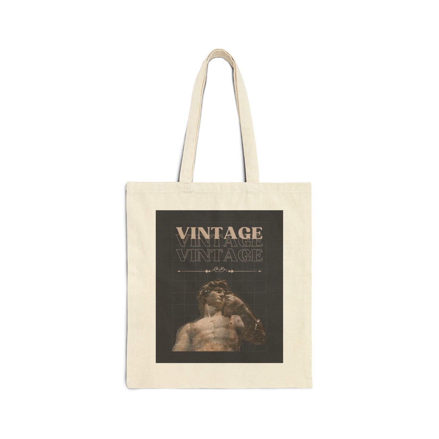 Cotton Canvas Tote Bag | Vintage - Ribooa