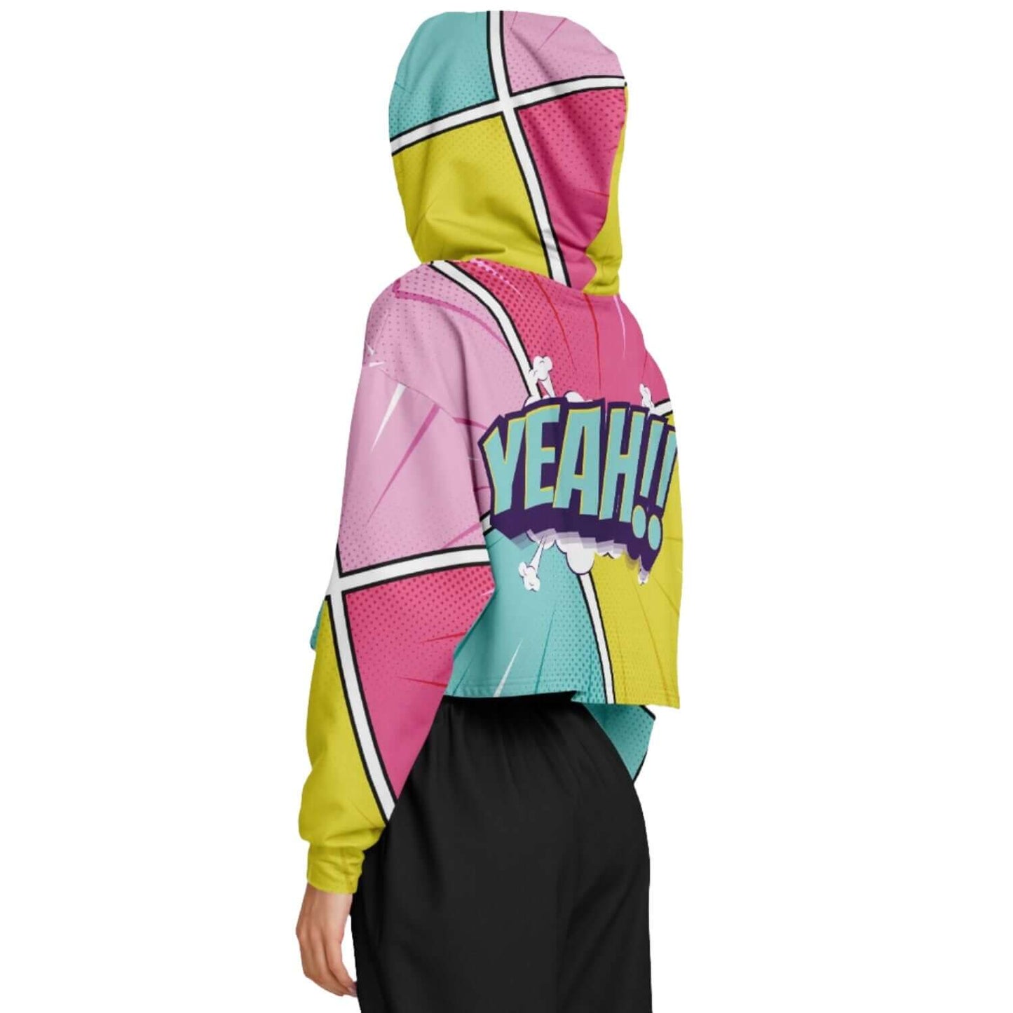 Yeah! Cropped Hoodie For Women