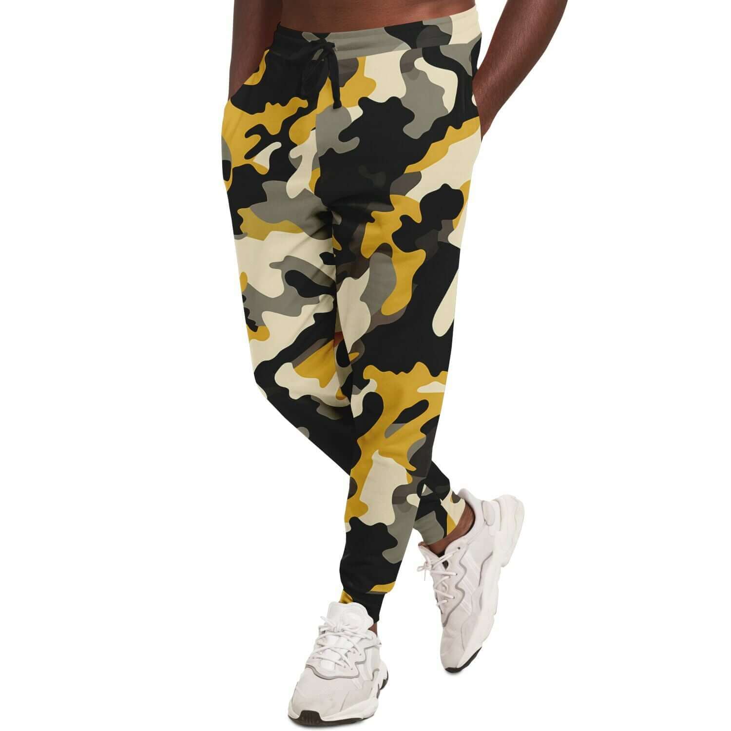 Camo Track Pants | Military Brown & Black