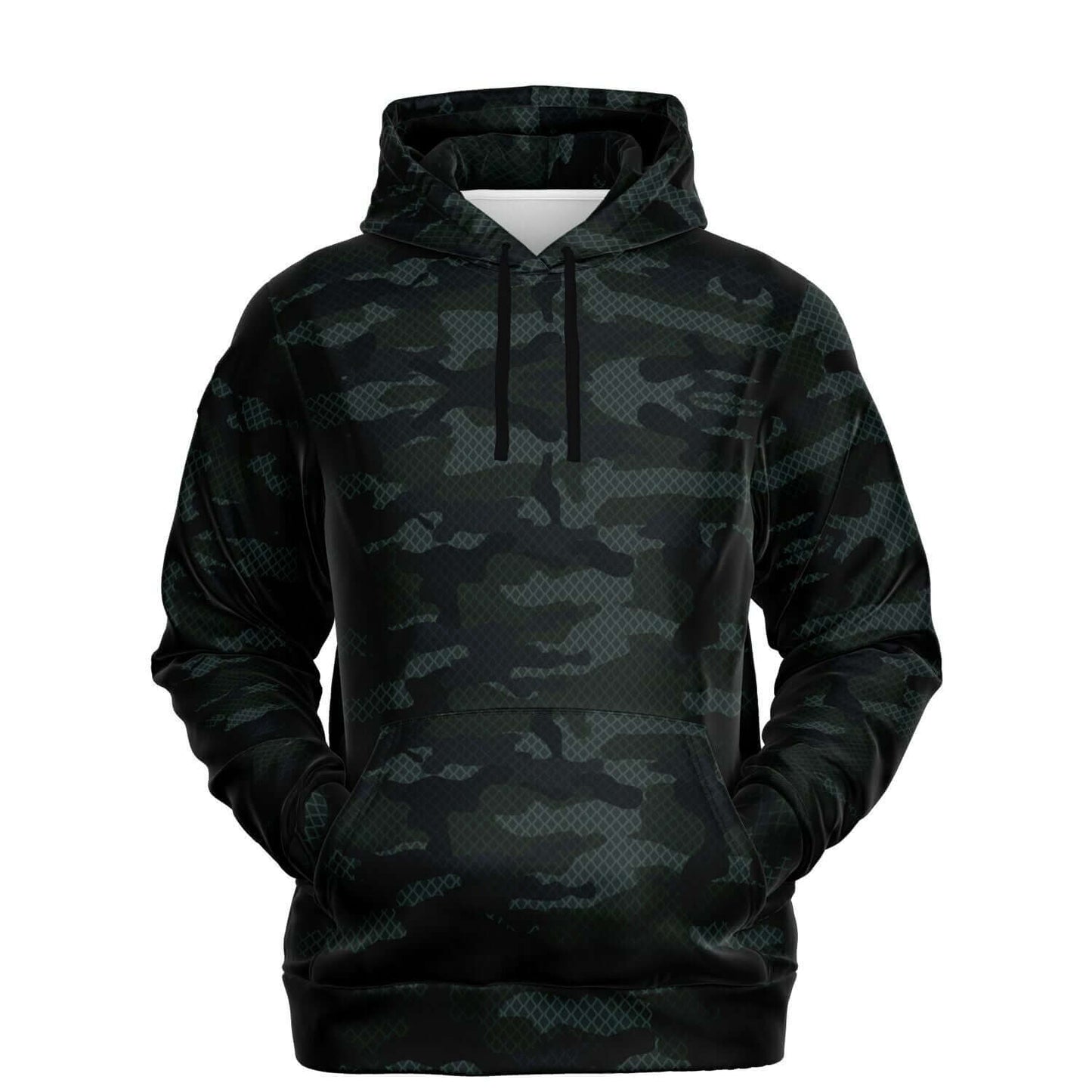 Military Dark Green Camo Hoodie