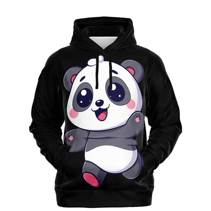 Panda Hoodie | Unisex Black & White