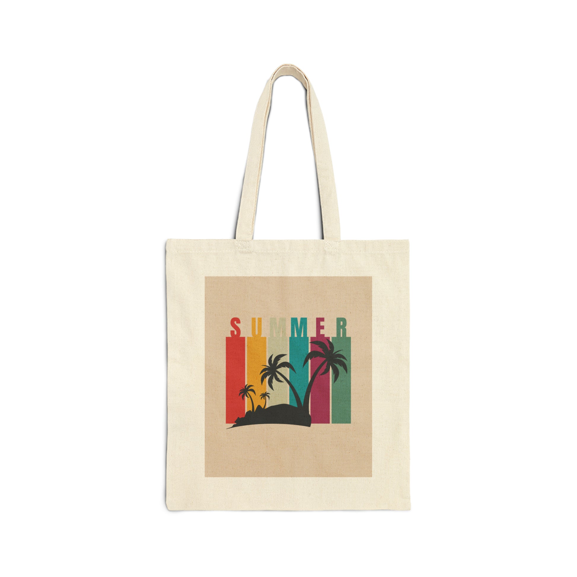 Cotton Canvas Tote Bag | Summer - Ribooa