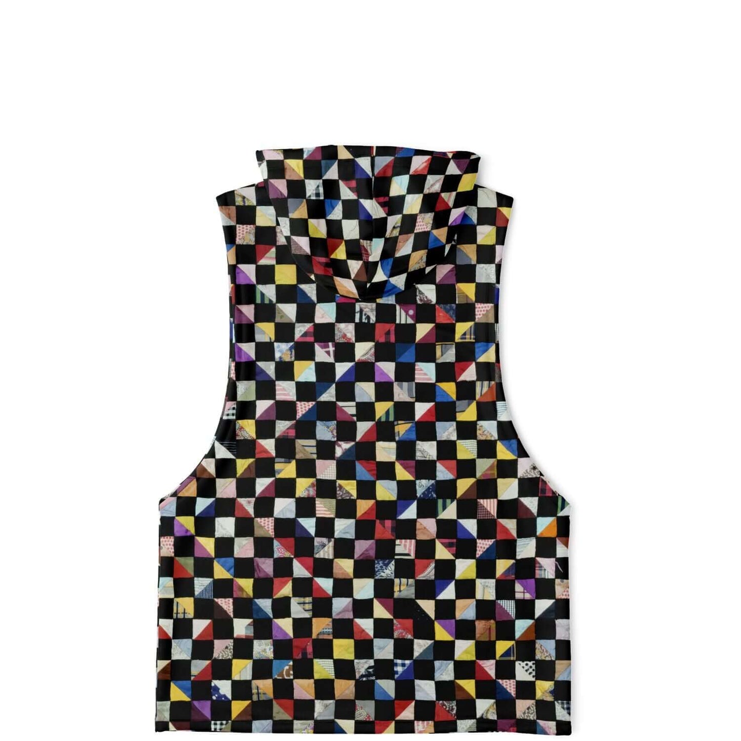 Sleeveless Hoodie For Men | Color Squares