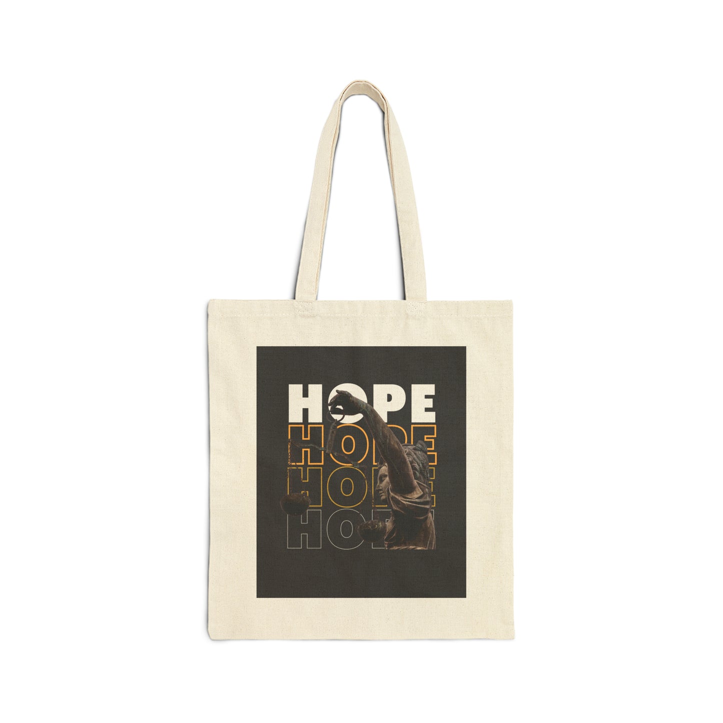 Cotton Canvas Tote Bag | Hope - Ribooa