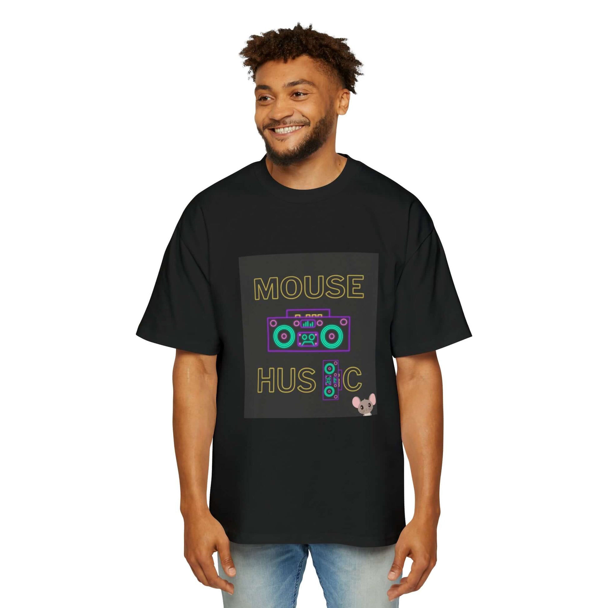 Oversized Tee | Mouse Husic - Ribooa