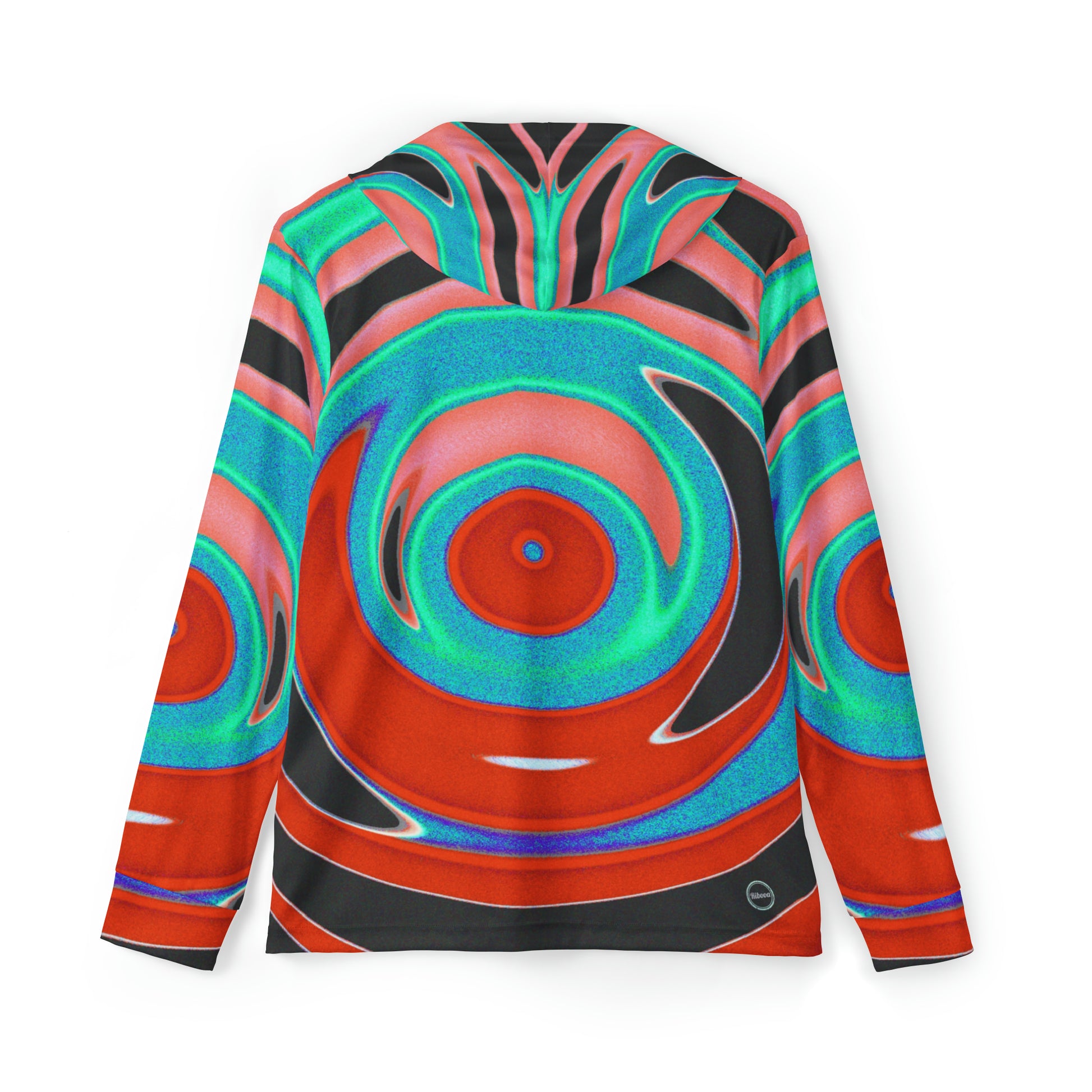 Sports Warmup Hoodie | Red Spiral - Ribooa