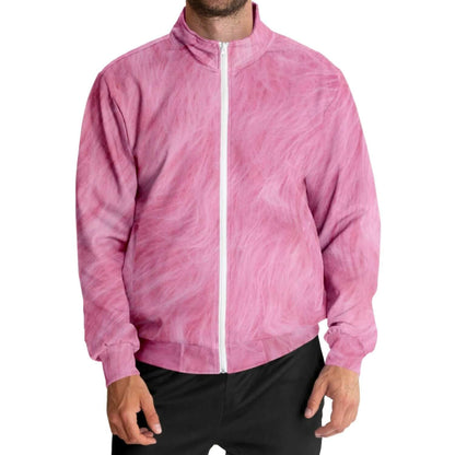 Pink Fur Track Jacket | HD Print