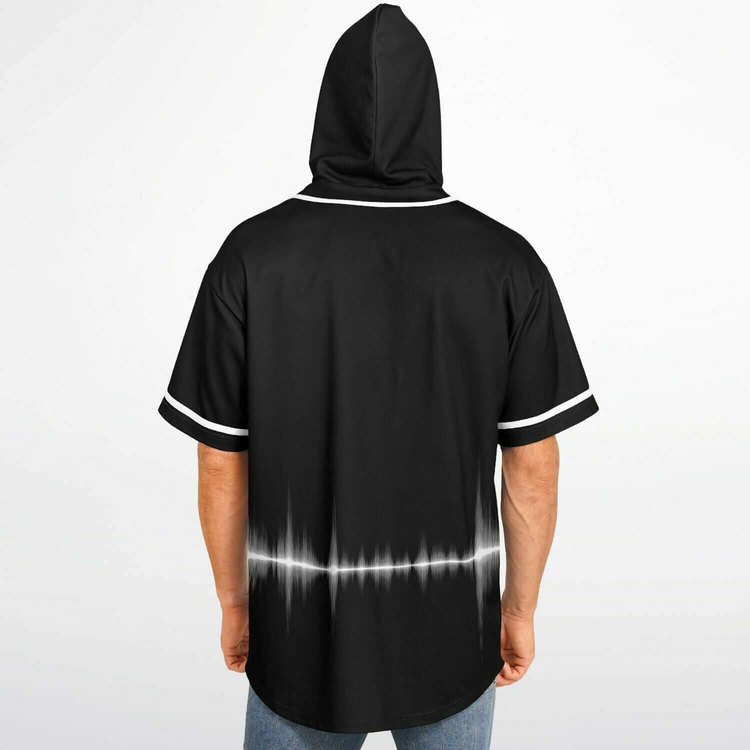 Hooded Baseball Jersey | HD Print - Ribooa