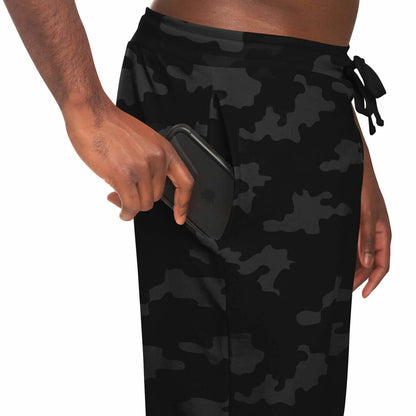 Camo Track Pants | Military Black