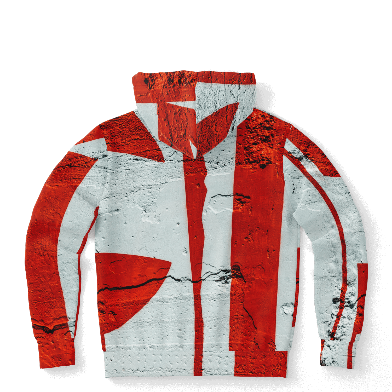 Streetwear Hoodie | Rotterdam Red Grafitti Wall