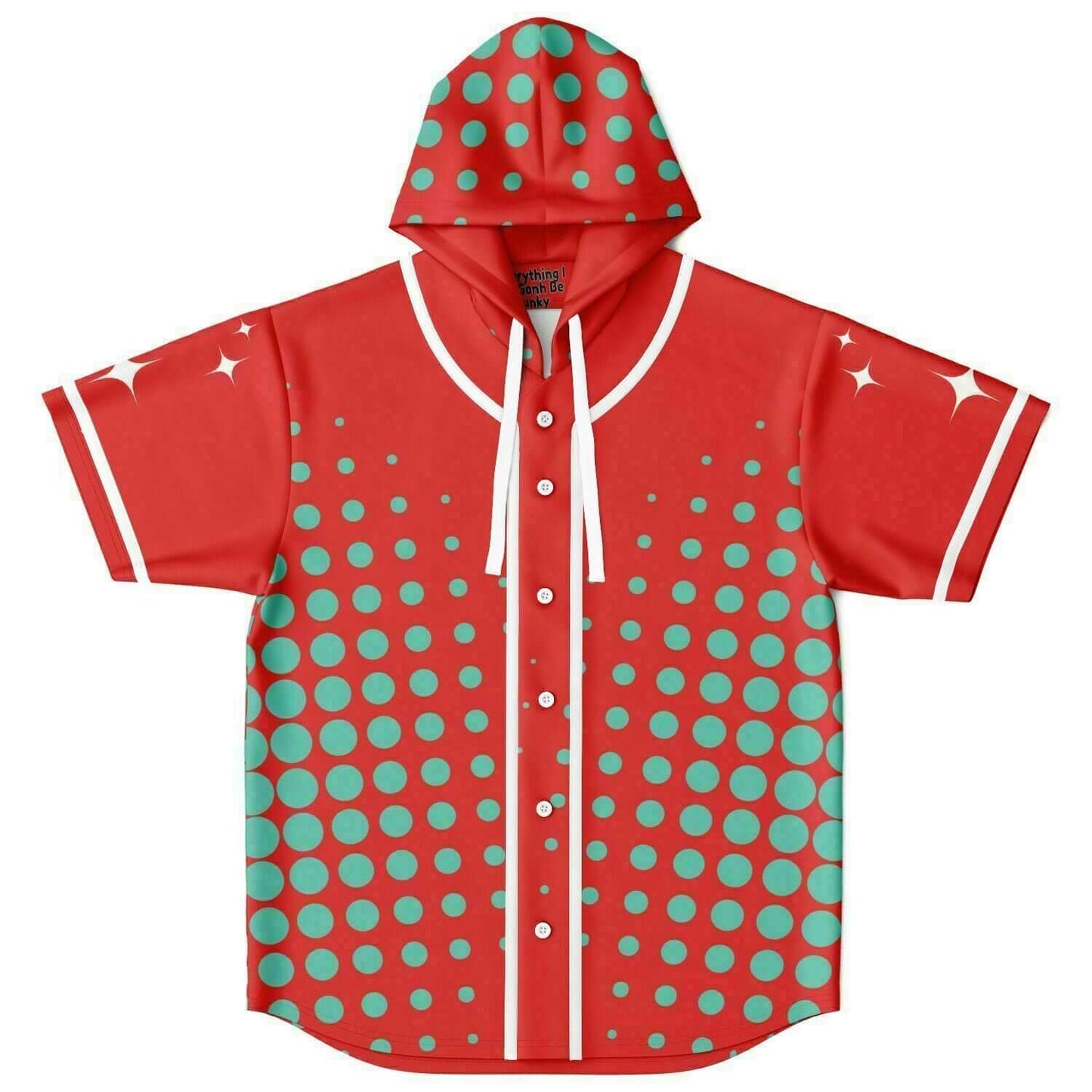 Hooded Baseball Jersey | HD Print - Ribooa