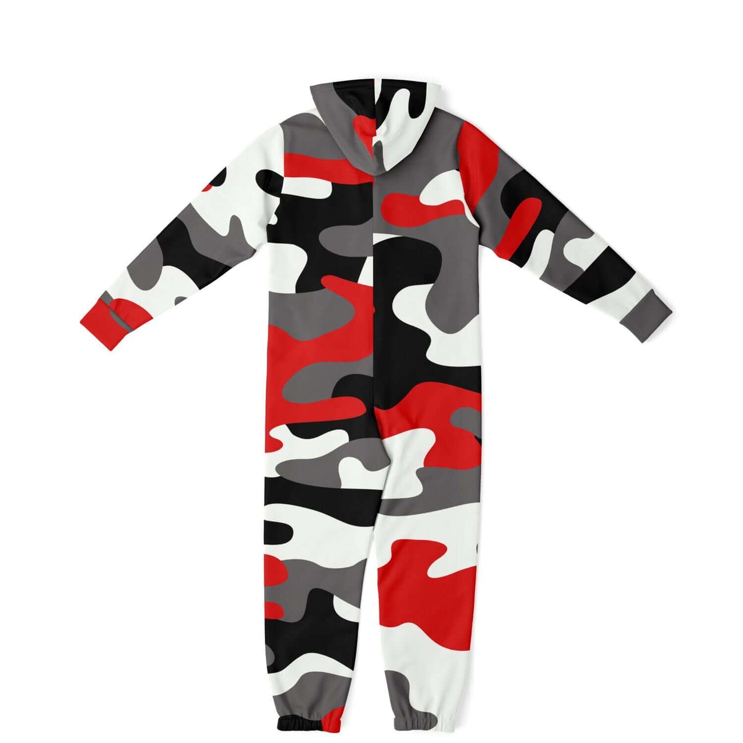 Camo Jumpsuit | Red Black & White