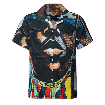 The Notorious Biggie Cuban Collar Shirt