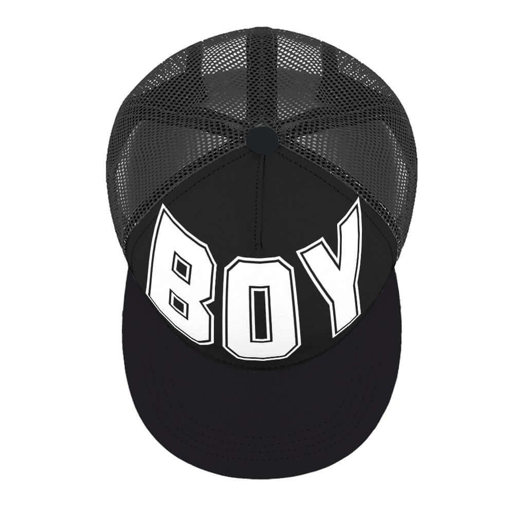 black Cap boy print top