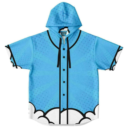 Hooded Baseball Jersey | HD Print - Ribooa