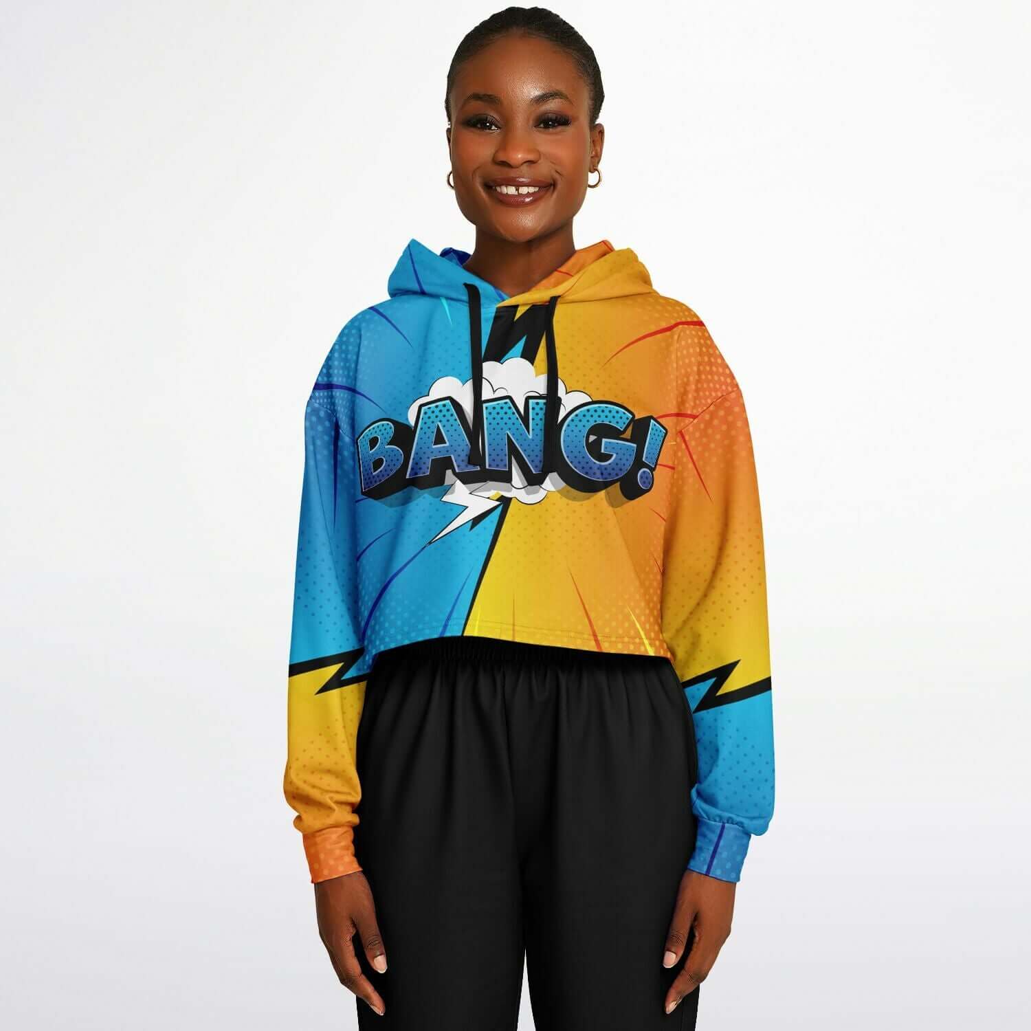BANG! Cropped Hoodie For Women