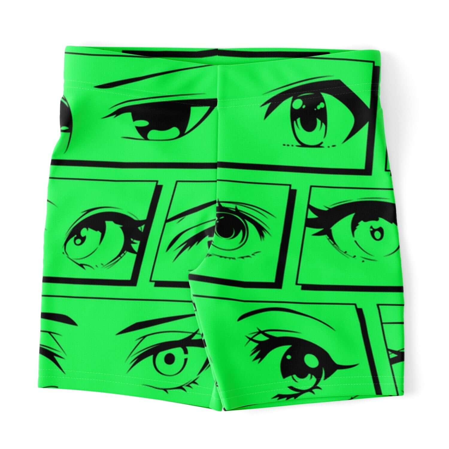 Short Leggings | Yellow Japanese Anime Eyes