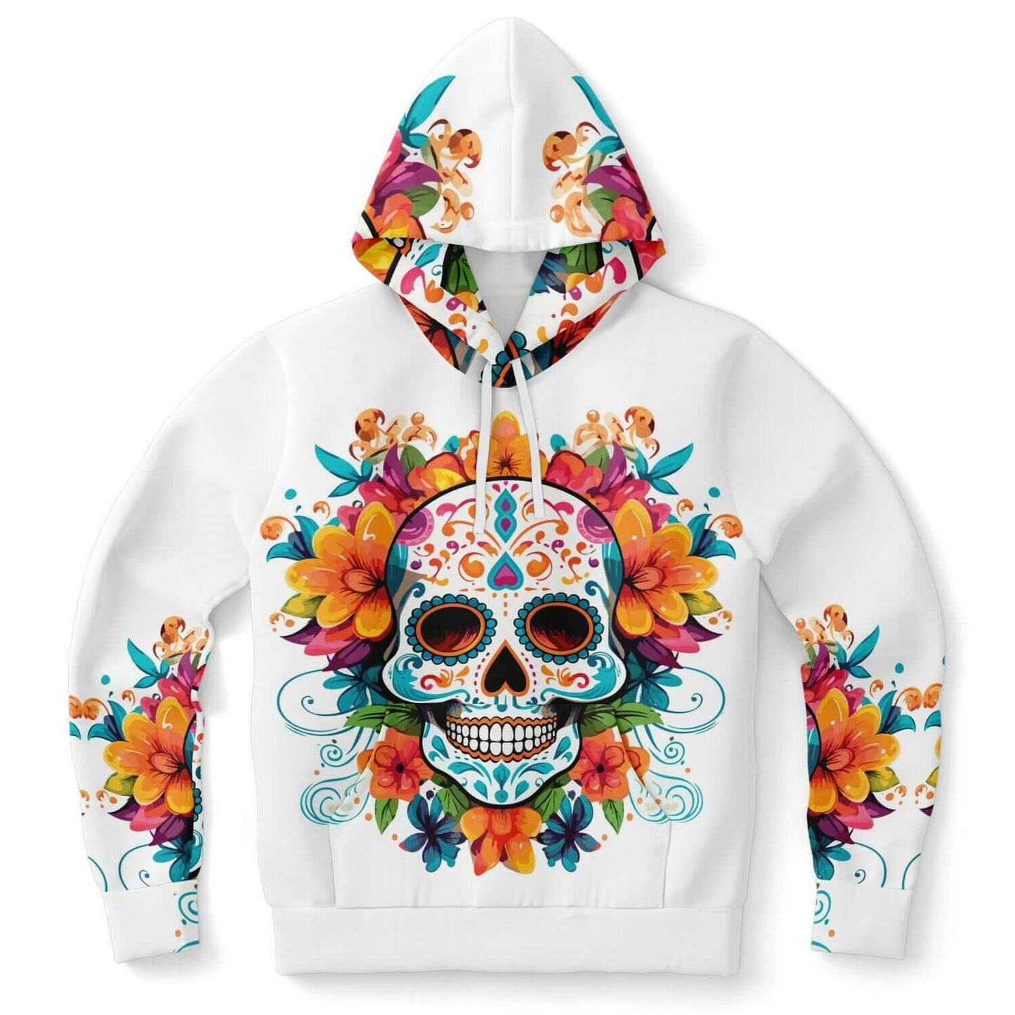 Day of the Dead Skull Hoodie