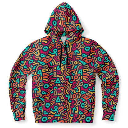 Graffiti Hoodie | Mix of Colorful Shapes