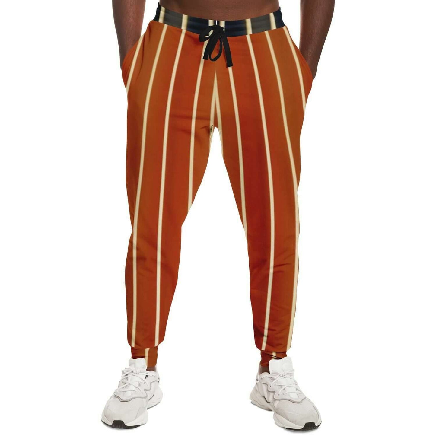 Red Stripes Track Pants For Men | HD Print