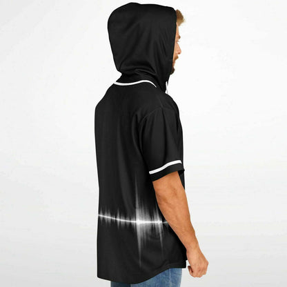 Hooded Baseball Jersey | HD Print - Ribooa