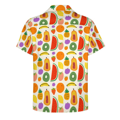 Summer Fruits Cuban Collar Shirt