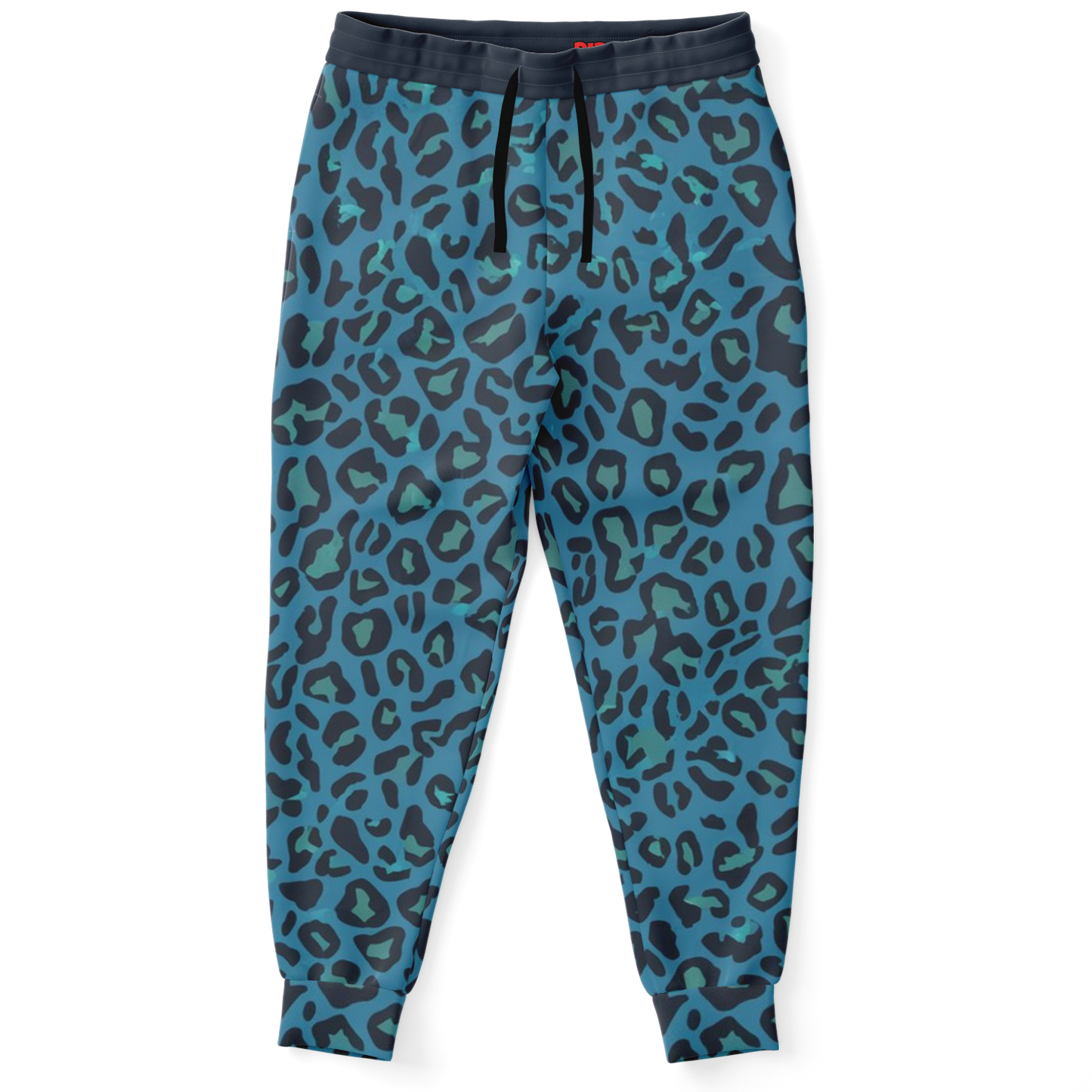 Classic Blue Leopard Track Pants For Men | HD Print