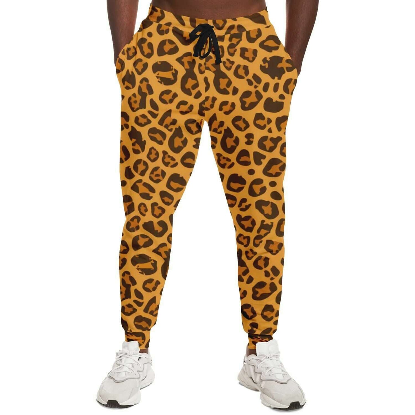 Leopard Pants For Men | Yellow Orange HD Print